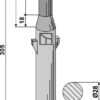Rotorharvetand 305mm