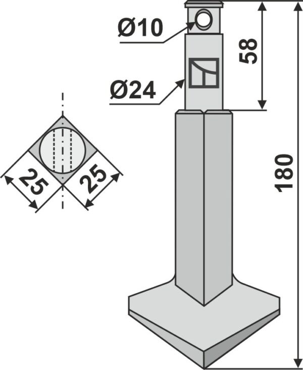Rotortand 180mm