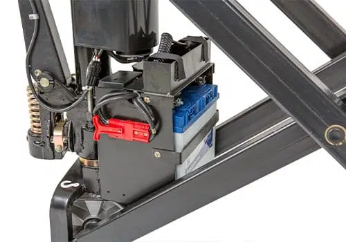 slx1000e-indbygget-lader.jpg Palleløfter - Højtløftende / el-hydraulisk