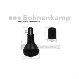 Agrar-Felgenventil, TR 415 snap in, lose Kappe