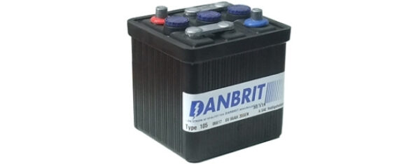 Danbrit Start Batteri 6V 66 Ah Bakelite