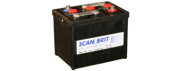 Danbrit Start Batteri 6V 98 Ah Bakelite