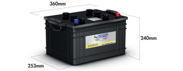 Batteri 63542 (J8 str.) 12V 145Ah