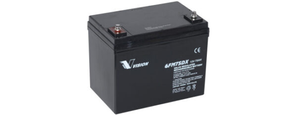 Vision FM Serie 12V 75 Ah AGM Batteri
