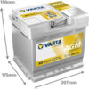 Varta Xev Silver Dynamic Agm 12V50 Ah