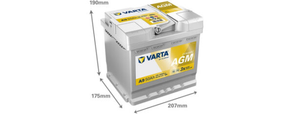 Varta Xev Silver Dynamic Agm 12V50 Ah