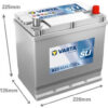 Varta Batteri Black Dynamic 12V 45 Ah