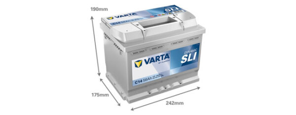 Varta Batteri Black Dynamic 12V 56 Ah