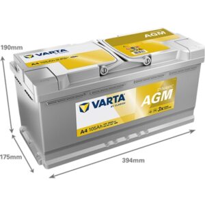 DBH15-A4 Varta Batteri Silver Dynamic 12V 105 Ah