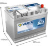 Varta Batteri Blue Dynamic 12V 70 Ah