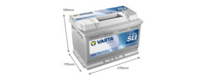 Varta Batteri Silver Dynamic 12V 77 Ah