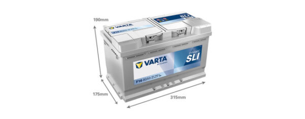 Varta Batteri Blue Dynamic 12V 80 Ah