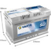 Varta Batteri Silver Dynamic 12V 85 Ah