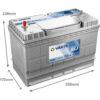 Varta Batteri Black Dynamic 12V 105 Ah