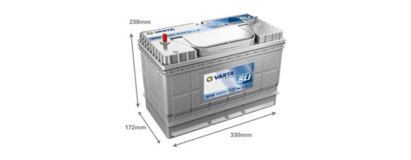 Varta Batteri Black Dynamic 12V 105 Ah