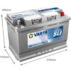 Varta Batteri Promotive Black 12V 100 Ah