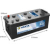 Varta Batteri Promotive Black 12V 130 Ah
