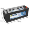 Varta Batteri Promotive Black 12V 143 Ah