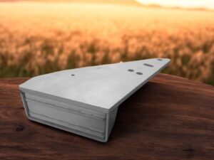 Knivplademagnet med holder og bolte