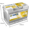 Varta Professional DP AGM 12V 70 Ah