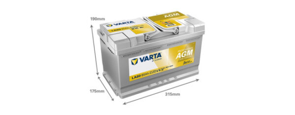 Varta Professional DP AGM 12V 80 Ah