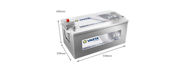 Varta Professional Dual EFB 12V 240 Ah