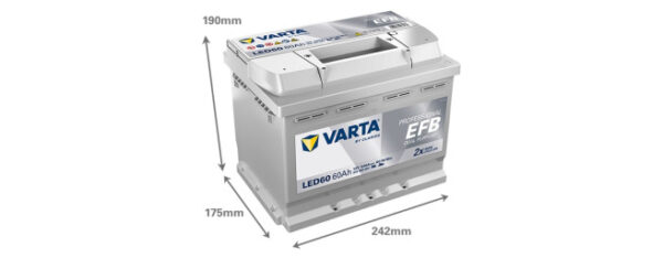 Varta Professional Dual EFB 12V 60 Ah