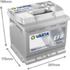 Varta Batteri Blue Dynamic EFB 12V 50Ah