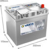 Varta Batteri Blue Dynamic EFB 12V 65 Ah