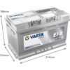 Varta Batteri Blue Dynamic EFB 12V 80 Ah