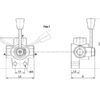 MARCHESINI Drejeventil 3-vejs omskifteventil 3/4'' BSP (120 L/min Flowhastighed)