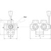 MARCHESINI Drejeventil 6-vejs omskifteventil 3/8'' BSP (60 L/min Flowhastighed)