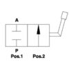 MARCHESINI 2-vejs kuglehane 1/2'' BSP (60 L/min Flowhastighed)