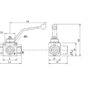 MARCHESINI 3-vejs ventil 1/2'' BSP (60 L/min Flowhastighed)