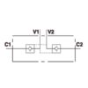 101623_pic11 MARCHESINI Overcenterventil dobbelt pilotstyret 3/8'' BSP (35 L/min Flowhastighed)