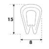 Kantliste (Sort) 1 - 4mm x 1M