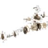 Vakuumpumpe - MEC13500M - PTO - 540 RPM Passer til: 9003800041