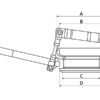 Kobling QR m/flange - Hun 6'' (159mm) x (150mm) (galvaniseret)