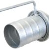 Kobling m/slangestuds og håndtag - Han 6'' (159mm) x6'' (150mm) (galvaniseret)