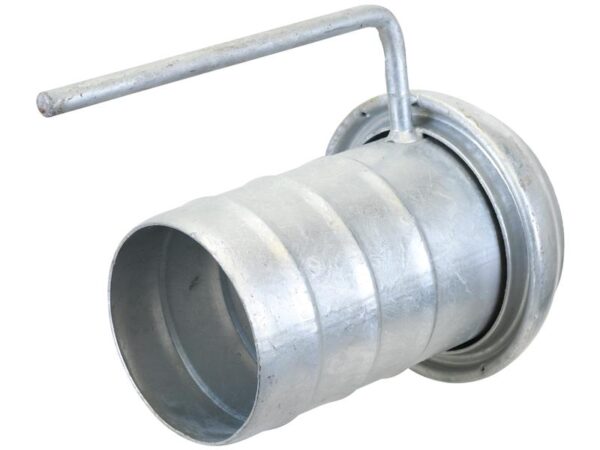 Kobling m/slangestuds og håndtag - Han 6'' (159mm) x6'' (150mm) (galvaniseret)