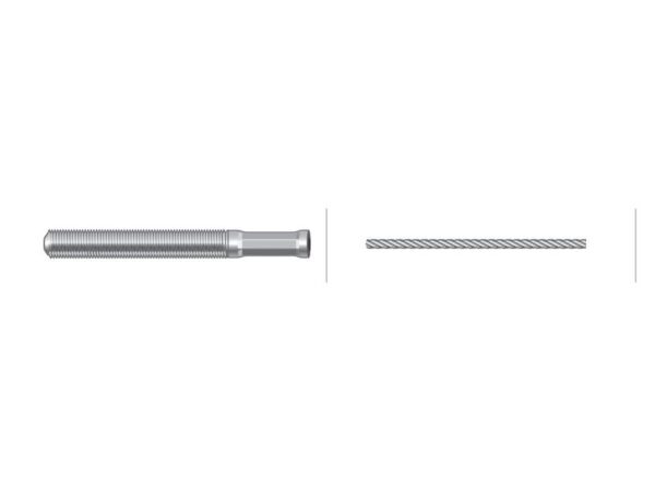 Kabel Gas - Længde: 1165mm, Udvendig kabellængde mm: 1000mm.