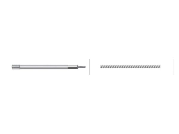 Kabel Stop - Længde: 1395mm, Udvendig kabellængde mm: 1218mm.