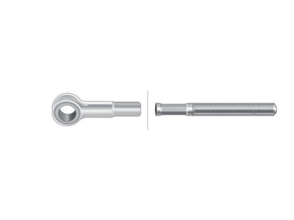 Kabel Hydraulik - Længde: 2101mm, Udvendig kabellængde mm: 1889mm.