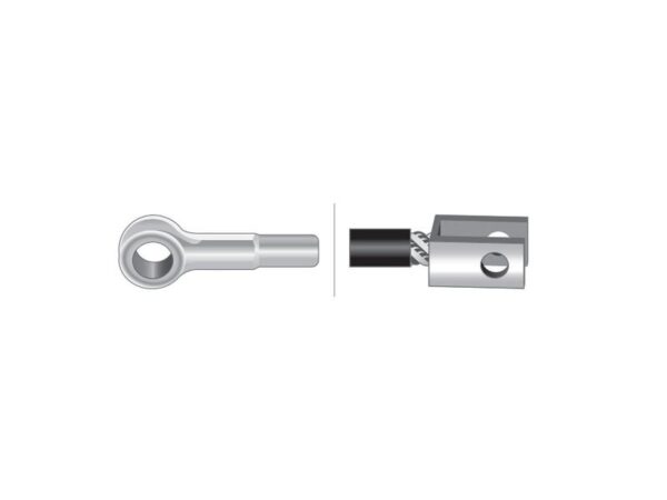 Kabel Bremse - Længde: 945mm, Udvendig kabellængde mm: 708mm.