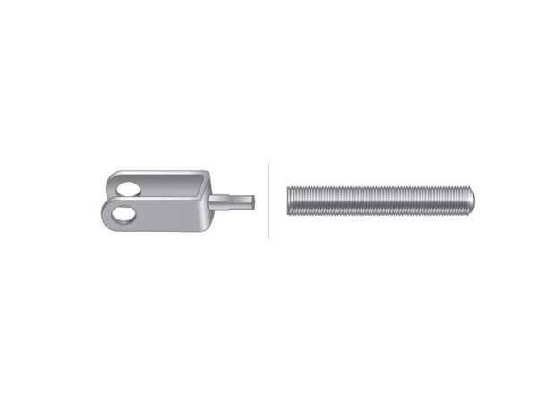 Kabel Håndgas - Længde: 860mm, Udvendig kabellængde mm: 690mm.