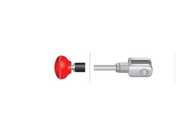 Kabel Stop - Længde: 1784mm, Udvendig kabellængde mm: 1563mm.
