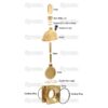 Skydeventil (flange/flange) - HD 4''