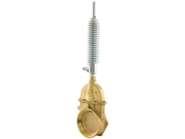 Skydeventil med Oliedæmper (m/fjeder) (gevind/gevind) 6''