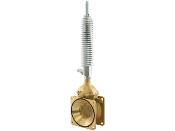 Skydeventil med Oliedæmper (m/fjeder) (flange/flange) - HD 4''