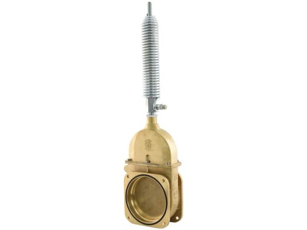 Skydeventil med Oliedæmper (m/fjeder) (flange/flange) 8''